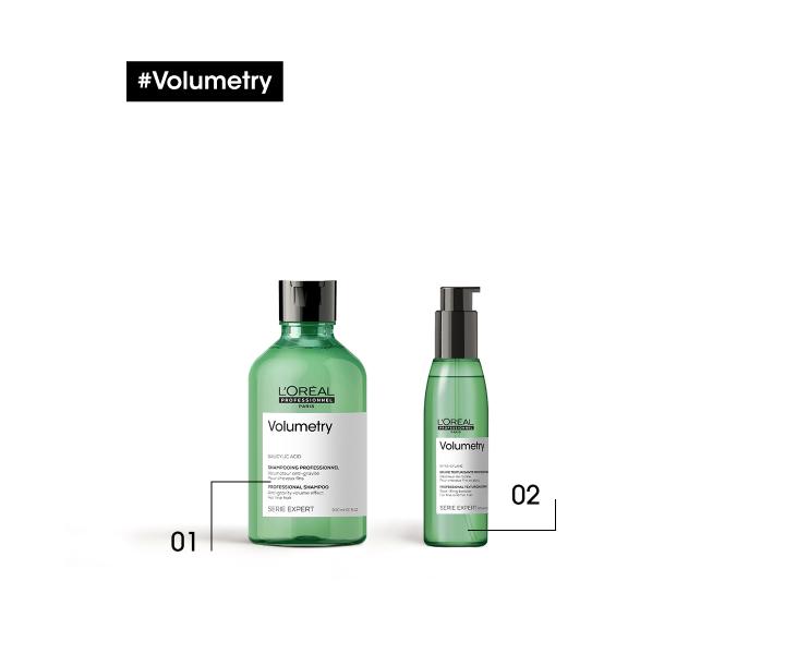 Szampon nadaj�cy obj�to�� w�osom cienkim Lor�al Professionnel Serie Expert Volumetry - 300 ml