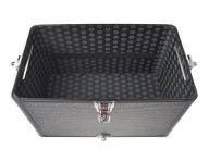 Profesjonalny kufer fryzjerski i kosmetyczny Sibel - czarny