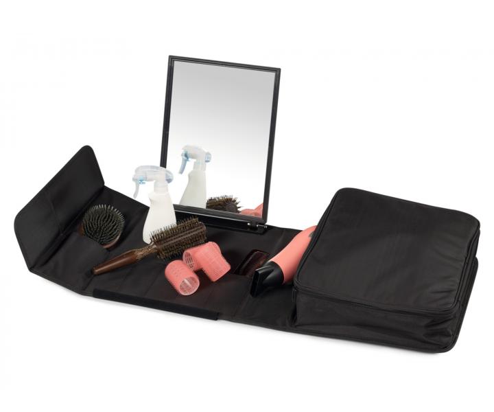 Torba fryzjerska z lusterkiem Sibel Y Toolcase - czarna