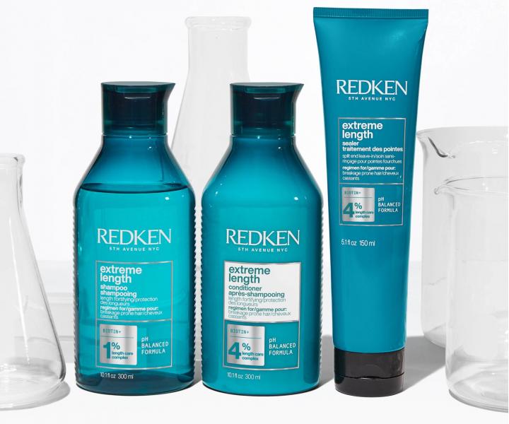 Kuracja wzmacniaj�ca w�osy na ca�ej d�ugo�ci bez sp�ukiwania Redken Extreme Length� - 150 ml