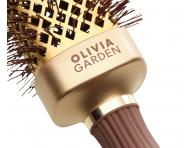 Kwadratowa szczotka do wosw Olivia Garden Expert Blowout Straight Gold & Brown - 20 mm