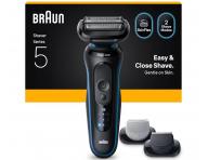 Golarka foliowa Braun Series 5 52-B1650s - czarno-niebieska