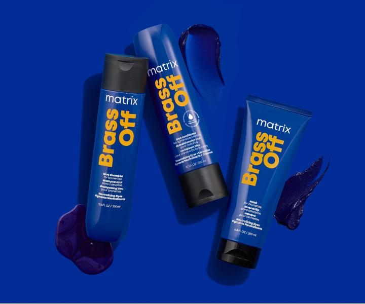 Seria neutralizujca miedziane i pomaraczowe odcienie Matrix Brass Off