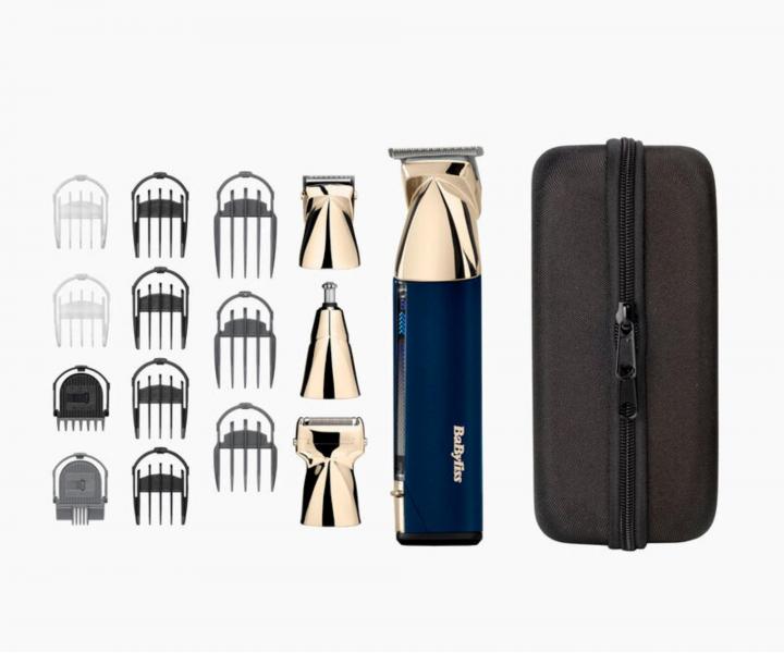 Multifunkcyjny trymer Babyliss MT992E - granatowo-zoty
