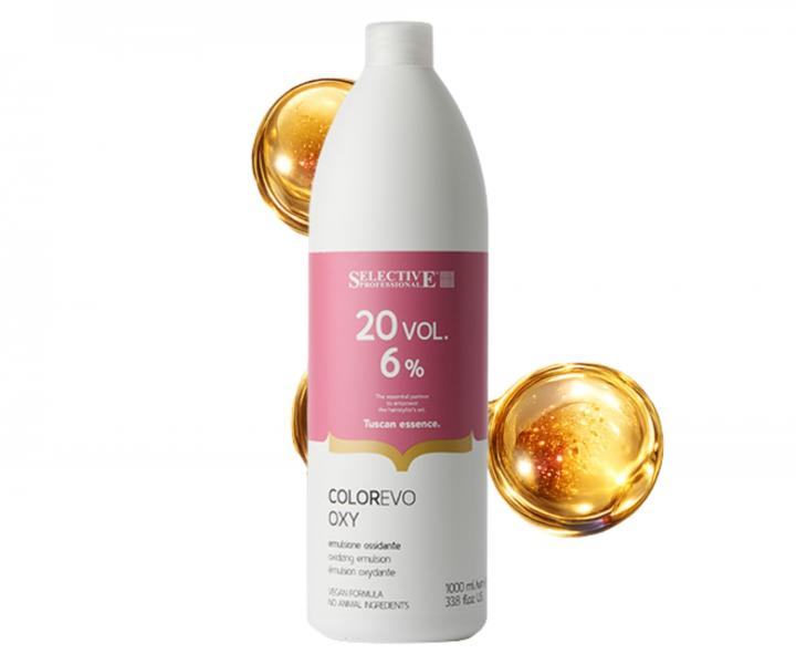 Perfumowana emulsja oksydacyjna Selective Professional ColorEvo Oxy Emulsion Oxydante 20 Vol. 6% - 1000 ml