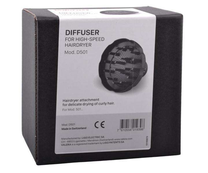 Dyfuzor do suszarek o du�ej pr�dko�ci Valera D501 - czarny - 18 kolc�w