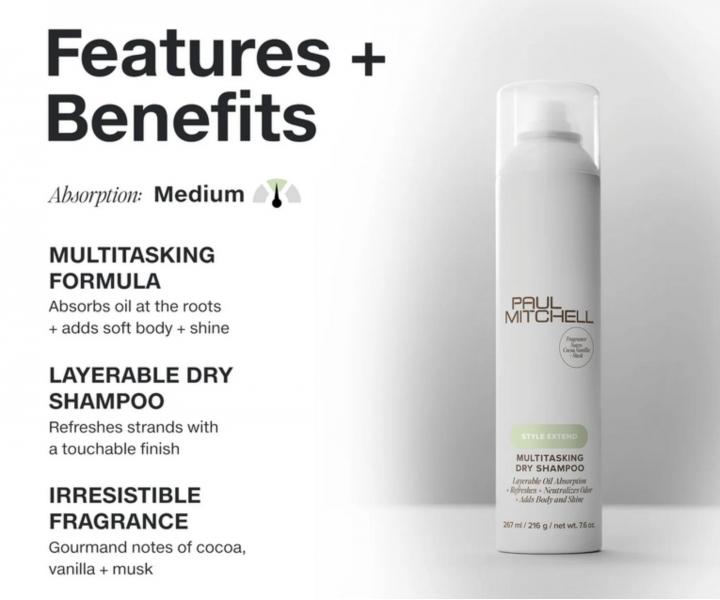 Wielofunkcyjny suchy szampon od�wie�aj�cy Paul Mitchell Style Extend Multitasking Dry Shampoo - 300 ml