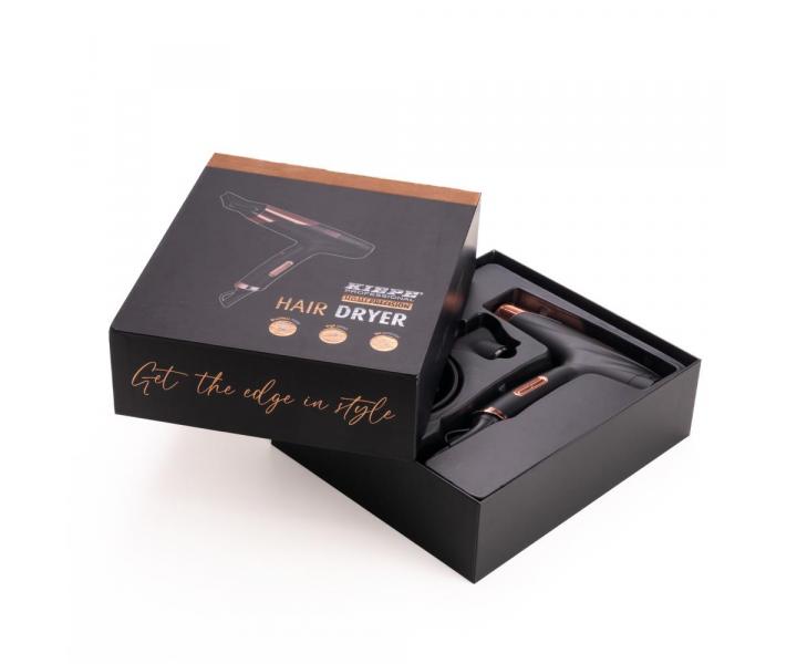 Ultralekka suszarka do w�os�w Kiepe Professional Home Precision Hair Dryer 8320 - 1800 W - czarna