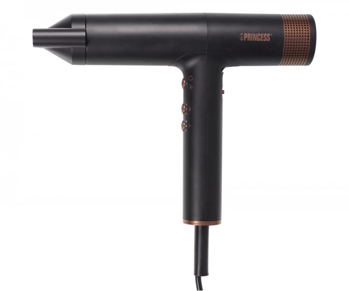 Wielofunkcyjna suszarko-lok�wka do w�os�w z siedmioma nasadkami Princess Airstyler Pro - 2000 W - czarna