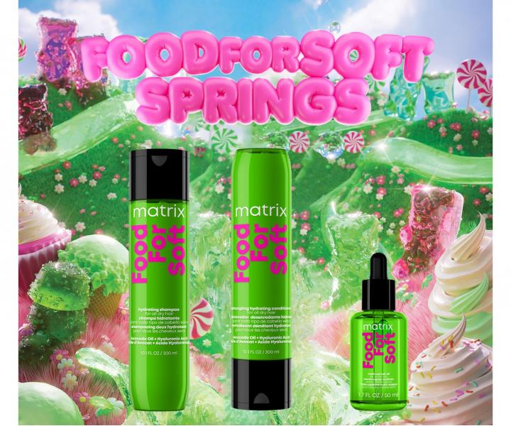 Zestaw upominkowy nawil�aj�cy i zmi�kczaj�cy do w�os�w suchych Matrix Food For Soft Springs