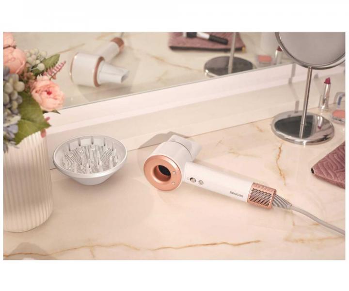 Suszarka do w�os�w z dyfuzorem Sencor High Speed Hair Dryer SHD 8900RS - 1500 W, bia�a