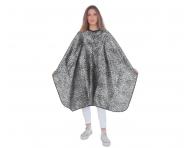 Peleryna fryzjerska do strzyenia wosw Eurostil Professional - lampart - na rzep