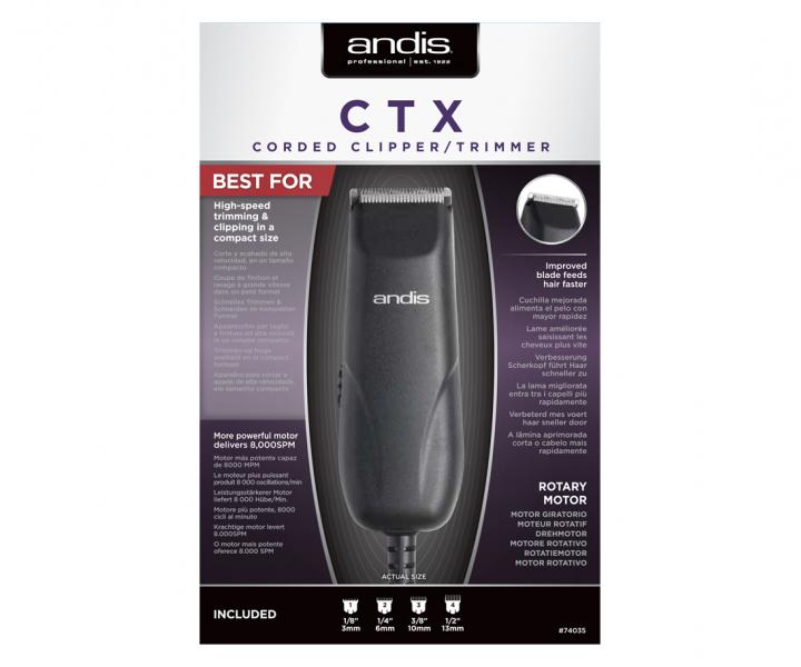 Profesjonalna maszynka/trymer Andis Easy Clip Mini - TC-2 CTX