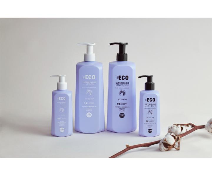 Szampon neutralizuj�cy ��te tony Mila Professional Be Eco Superb Blond Shampoo - 900 ml