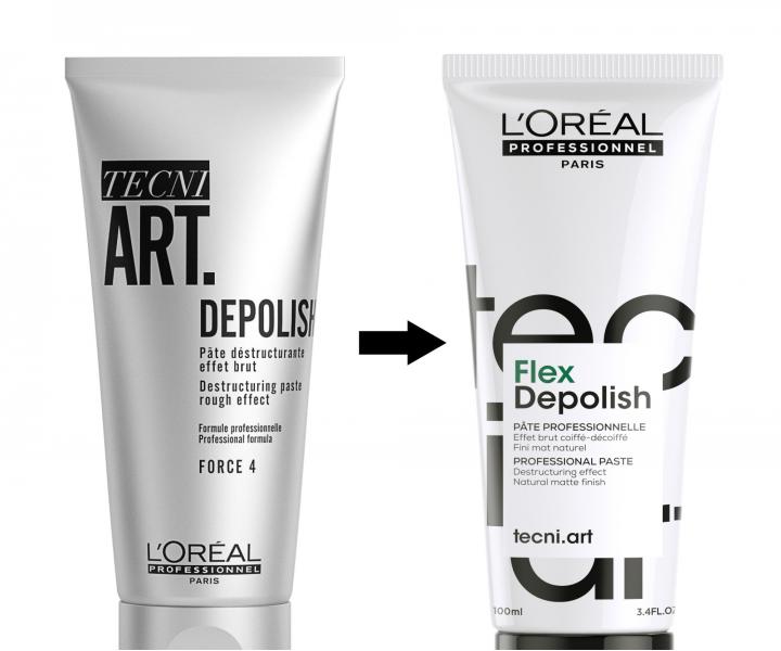 Pasta matujca do stylizacji wosw Loral Tecni. Art Flex Depolish - 100 ml