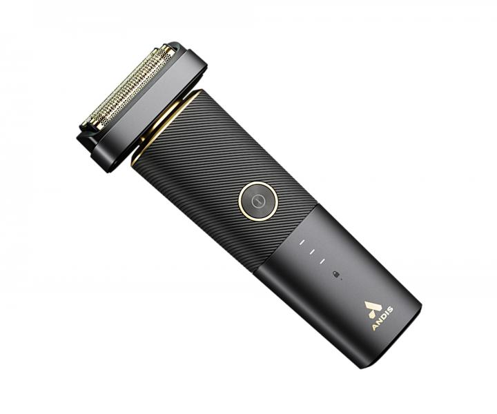 Profesjonalna golarka foliowa Andis reSurge Shaver - czarna + aluminiowy spryskiwacz do wody Moser 0092-6400 - 250 ml gratis