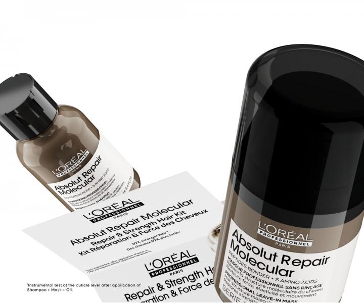 Zestaw podr�ny do w�os�w zniszczonych Lor�al Professionnel Serie Expert Absolut Repair Molecular Repair & Strength Hair Kit