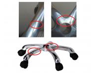 Pi�cioramienna podstawa z k�kami do taboret�w Weelko - II. jako�� - otarcia