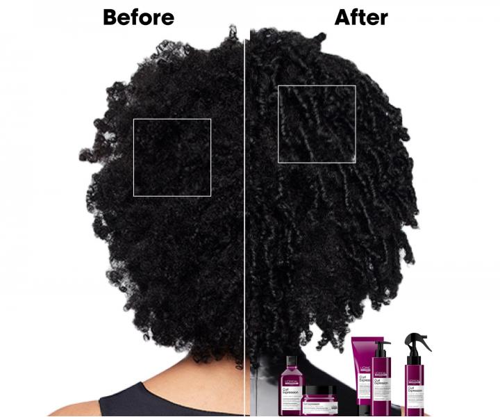 Maska nawilajca do wosw falowanych i krconych Loral Professionnel Curl Expression - 250 ml