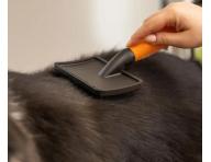 P�aska szczotka do rozczesywania sier�ci zwierz�t Wahl Slicker Brush Large 58424 - pomara�czowa