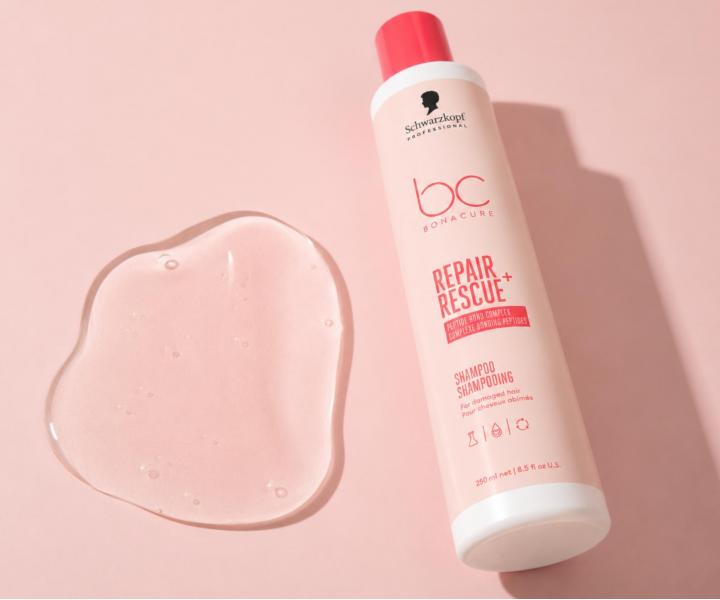 Szampon do w�os�w zniszczonych Schwarzkopf Professional BC Bonacure Repair Rescue+ Shampoo - 250 ml