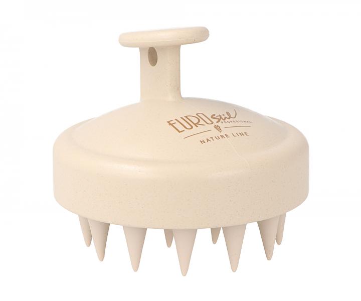 Szczotka peelingujca i do masau skry gowy Eurostil Professional - beowa