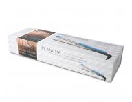 Profesjonalna prostownica do wosw Eurostil Professional Platinium Ceramic Tourmaline - srebrno-niebieska