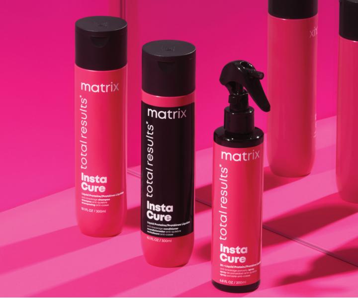 Spray z pynnymi proteinami przeciw amliwoci i porowatoci wosw bez spukiwania Matrix Instacure - 200 ml