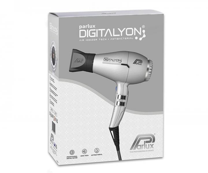Profesjonalna suszarka do wosw Parlux Digitalyon - 2400 W - srebrna
