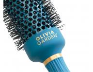 Okr�g�a szczotka do w�os�w Olivia Garden NanoThermic Speed XL Peacock - 24 mm
