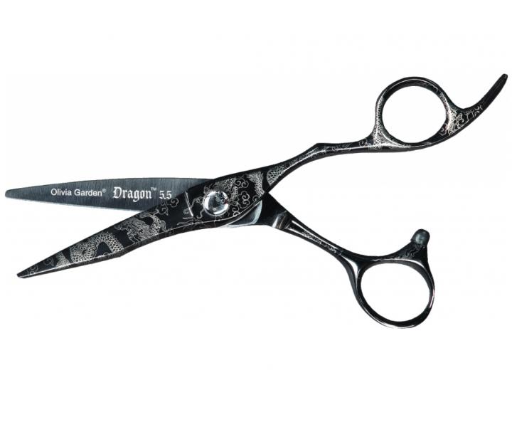 Zestaw no�yczek fryzjerskich 5,5" i dega��wek 6,28" Olivia Garden Dragon Shear Collection