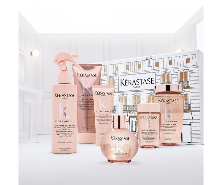 Zestaw upominkowy nawilajcy i nadajcy poysk wosom skonnym do puszenia si Krastase Gloss Absolu