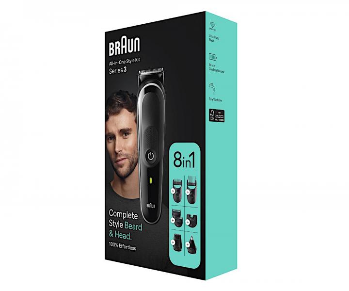 Trymer wielofunkcyjny Braun Series 3 MGK3440 - czarny