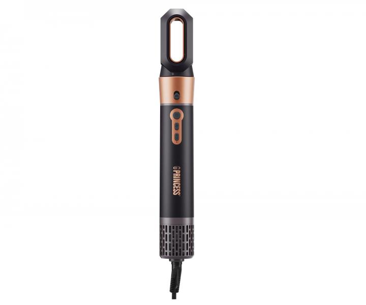 Wielofunkcyjna suszarko-lok�wka z sze�cioma nasadkami Princess Airstyler Plus 529215 - 1000 W - czarna