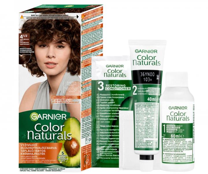 Farba do trwa�ej koloryzacji Garnier Color Naturals 4 1/2 ciemny orzech