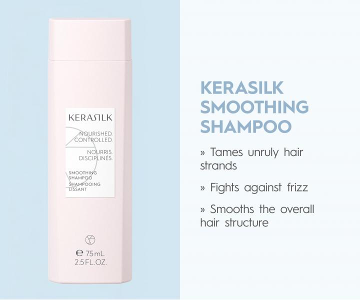 Zestaw upominkowy wyg�adzaj�cy do w�os�w kr�conych i niesfornych Kerasilk Smoothing Travel Set + kosmetyczka gratis