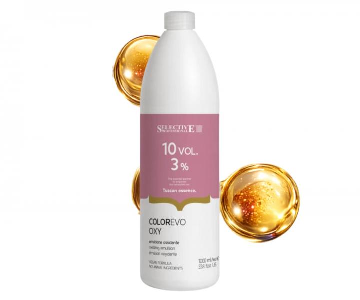 Perfumowana emulsja oksydacyjna Selective Professional ColorEvo Oxy Emulsion Oxydante 10 Vol. 3% - 1000 ml