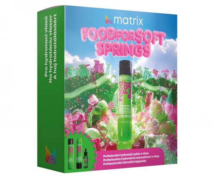 Zestaw upominkowy nawil�aj�cy i zmi�kczaj�cy do w�os�w suchych Matrix Food For Soft Springs
