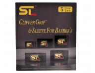 Antypo�lizgowe nak�adki na maszynki do strzy�enia Supreme Trimmer Pro Clipper Grip - czarne - 5 szt.