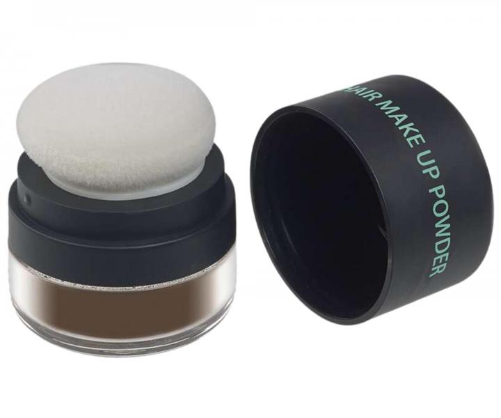 Puder do maskowania odrost�w i siwych w�os�w Sibel Hair Make-up Powder - �redni br�z - 3 g
