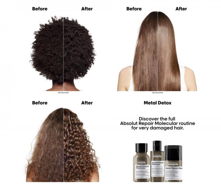 Zestaw podr�ny do w�os�w zniszczonych Lor�al Professionnel Serie Expert Absolut Repair Molecular Repair & Strength Hair Kit
