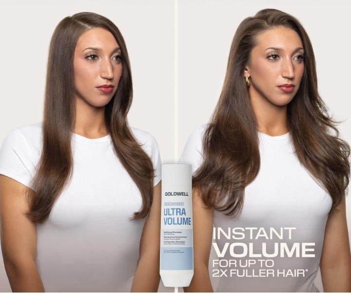Szampon nadaj�cy obj�to�� w�osom cienkim i oklapni�tym Goldwell Dualsenses Ultra Volume Bodifying Shampoo - 250 ml