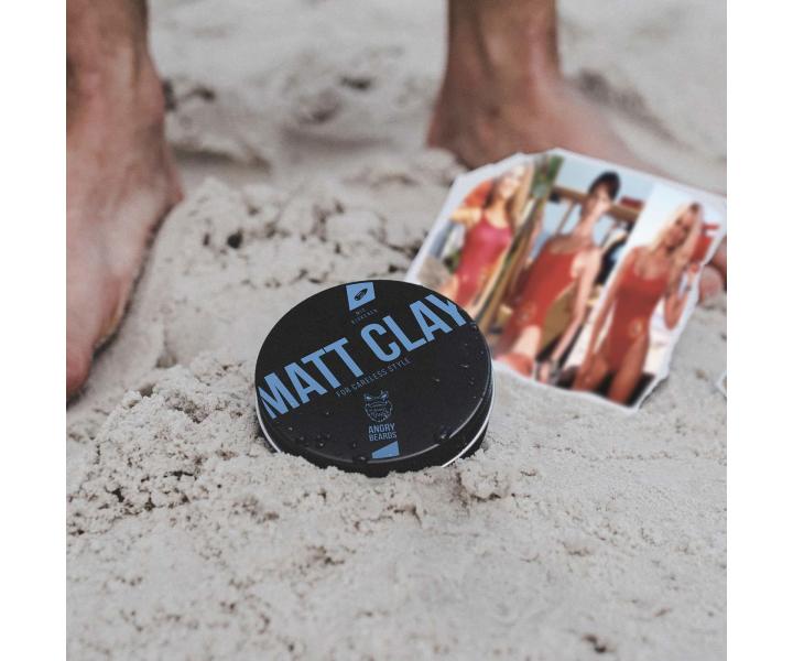 Glinka matujca do wosw Angry Beards Matt Clay Mi Bjukenen - 100 g