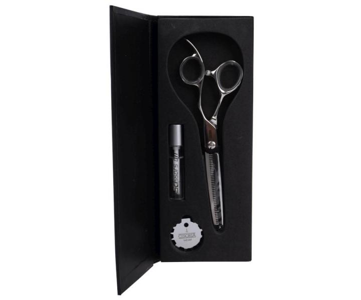 Degawki fryzjerskie Sibel Cisoria Class O-T40 6" - 40 zbkw - srebrne