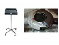 Pomocnik fryzjerski Sibel Escort - kwadratowy - czarny - II. jako�� - rysy na podstawie