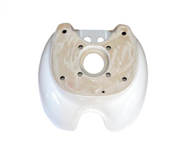 Umywalka ceramiczna do myjni fryzjerskiej Detail - biaa