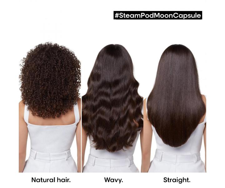 Prostownica parowa do wosw Loral Professionnel SteamPod 4 Glacial Utopia - jasnoniebieska metaliczna