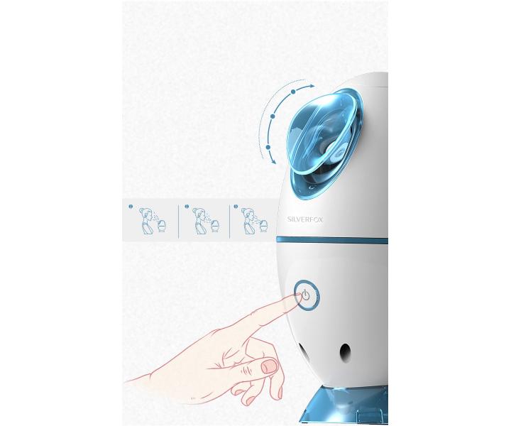 Sauna parowa do twarzy z jonizacj SilverFox Ion Facial Steamer F-001