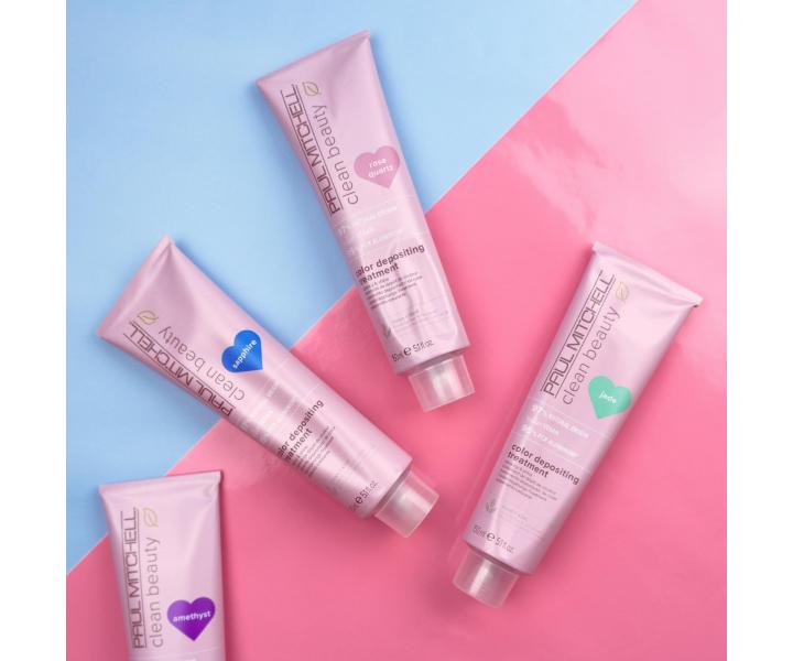 Odywcza maska koloryzujca Paul Mitchell Clean Beauty Color Depositing Treatment - rowa - 150 ml
