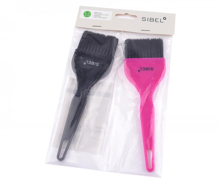 Zestaw pdzli do nakadania farby na wosy Sibel - 5,5 cm - 2 szt